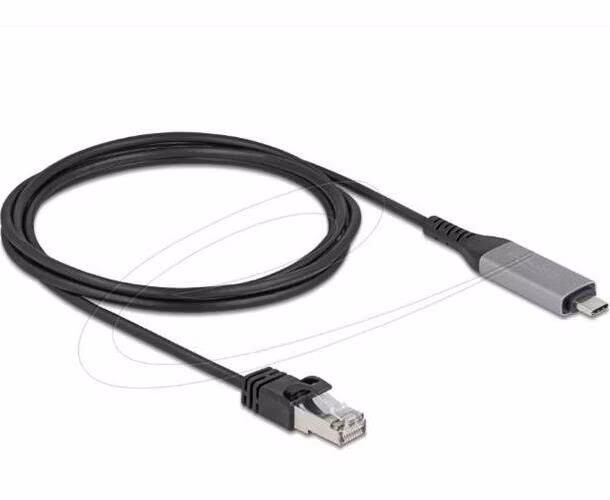 Delock USB LAN kabel z rozhraní USB Type-C na RJ45 Gigabit Ethernet, 3 m
