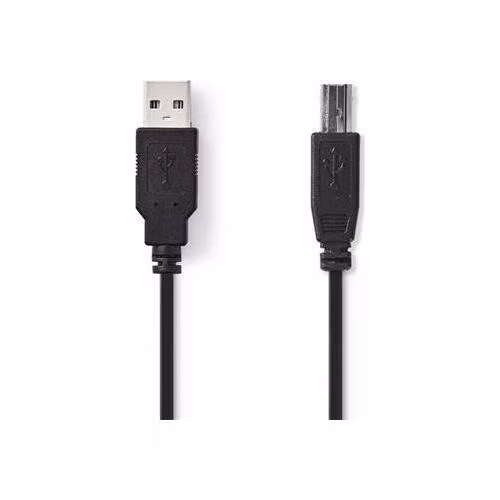 Nedis CCGB60100BK50 - USB 2.0 kabel | A Zástrčka - B Zástrčka | 5 m | Černá barva