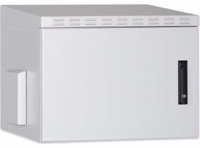 DIGITUS 16U nástěnná skříňka, venkovní, IP55 891x600x600 mm, barva šedá (RAL 7035)
