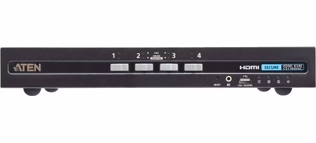 Aten CS1184H4C-AT-G 4-portový USB HDMI zabezpečený KVM přepínač s CAC (PSD PP v4.0 kompatibilní)