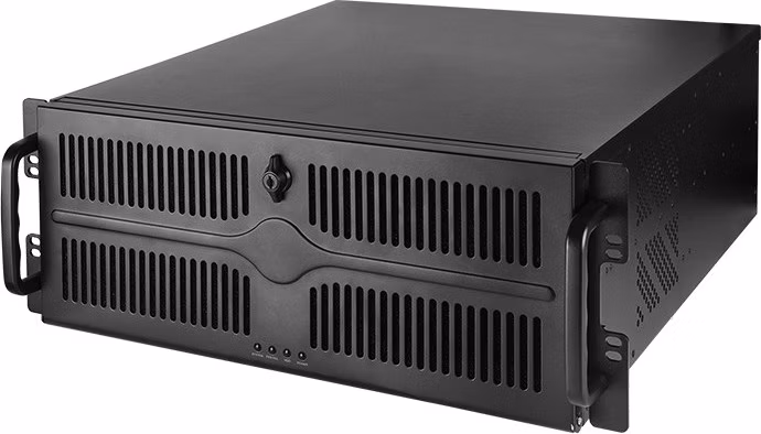 CHIEFTEC skříň Rackmount 4U ATX/mATX, UNC-409S-B-OP, bez zdroje, černá