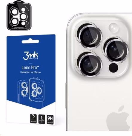 3mk Lens Protection Pro pro Apple iPhone 15 Pro Max, Silver
