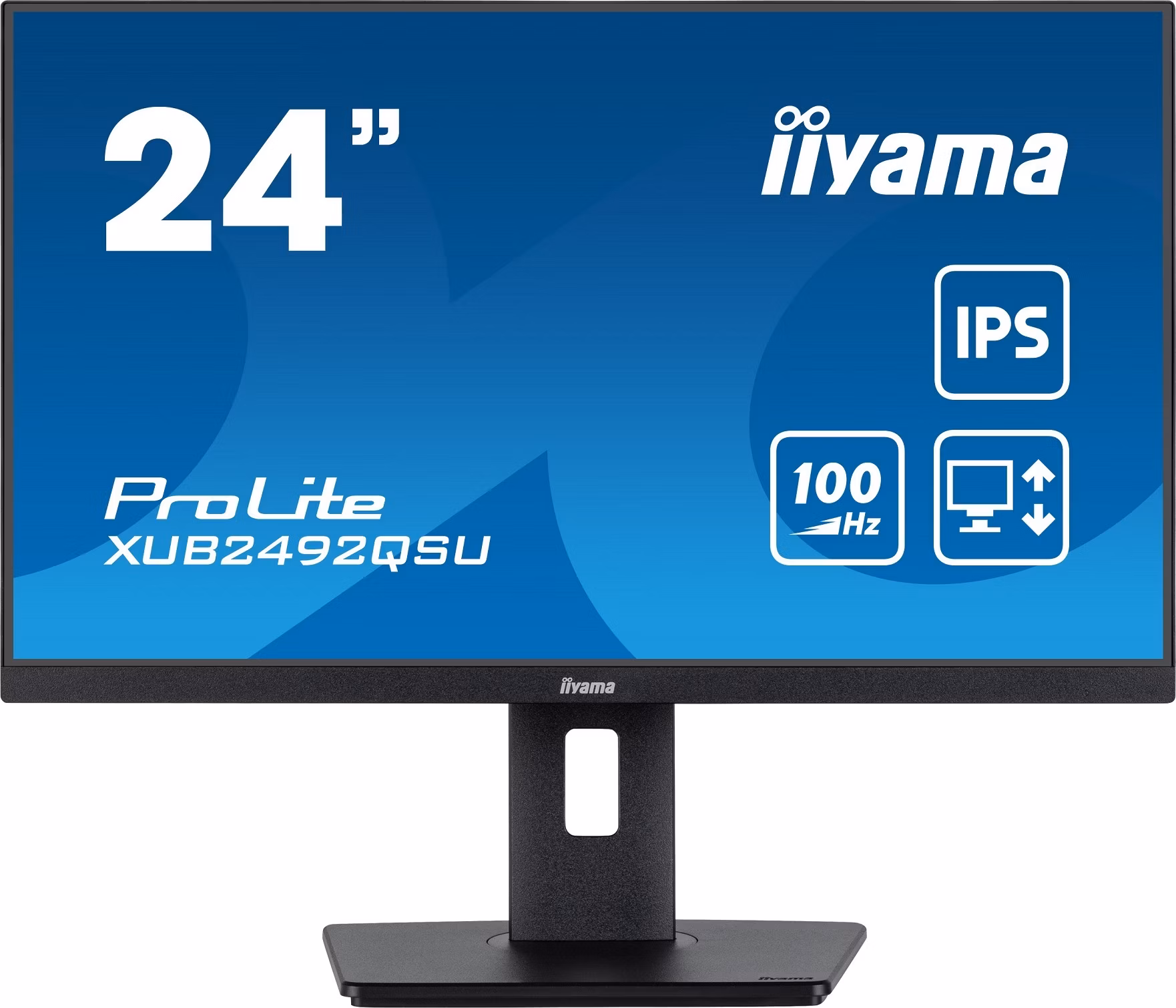 iiyama ProLite/XUB2492QSU-B1/23,8"/IPS/QHD/100Hz/0,5ms/Black/3R