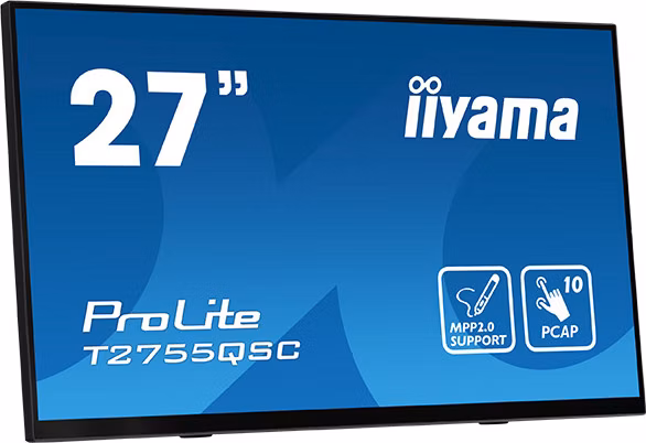 27" iiyama T2755QSC-B1: IPS, QHD, HDMI, DP