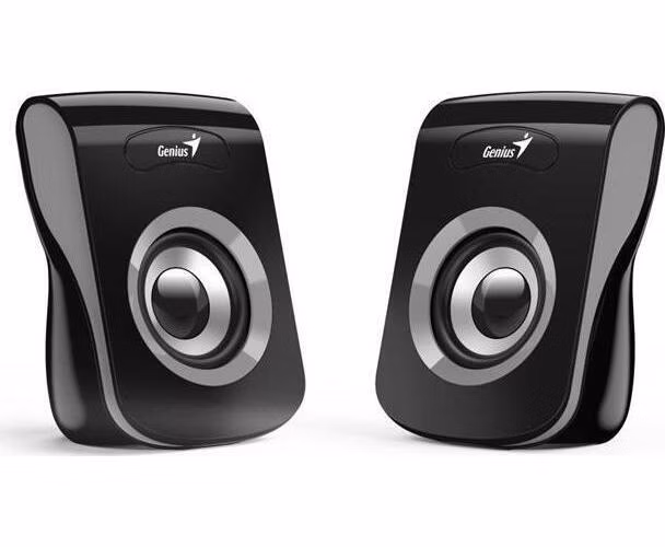 GENIUS repro SP-Q180, 2.0, 6W, USB napájení, 3,5mm jack, černo-šedé