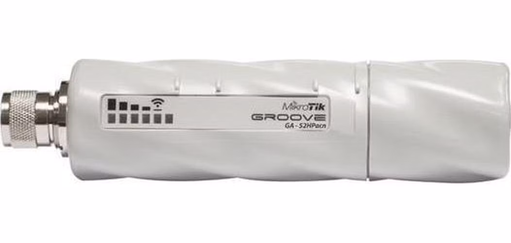 MikroTik RBGrooveGA-52HPacn, venkovní AP, ROS L4, 1xGLAN, 2.4Ghz+5GHz 802.11a/b/g/n/ac, plast. krabice, zdroj