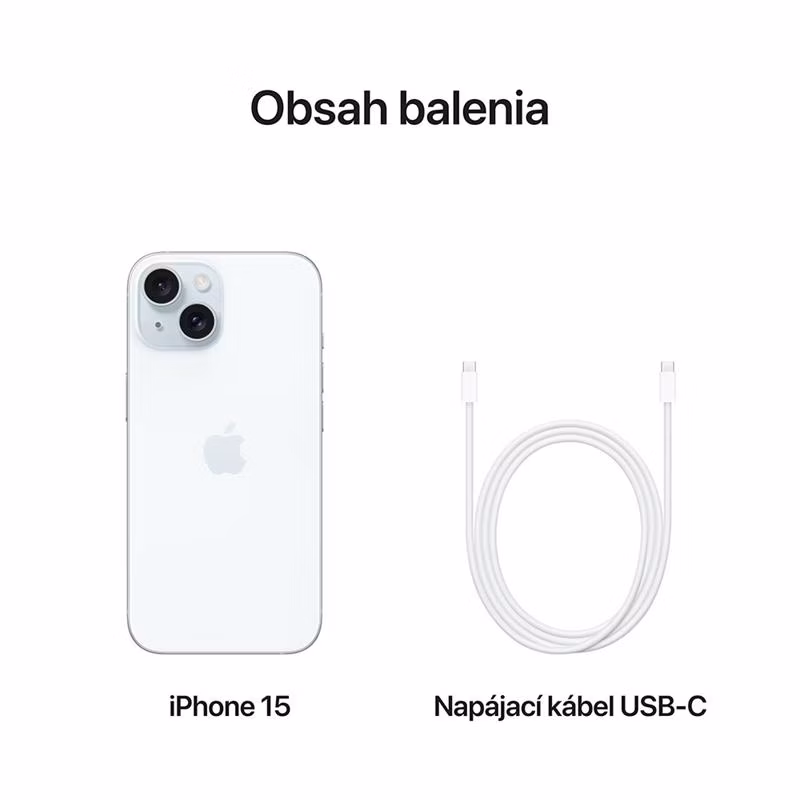 iPhone 15 256 GB modrá *Renovovaný*