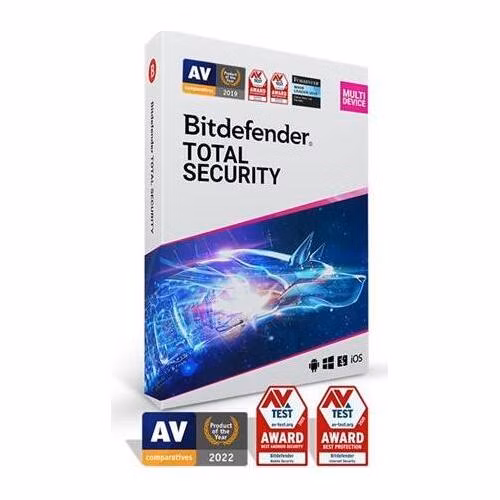 Bitdefender Total Security 10 zařízení na 3 roky