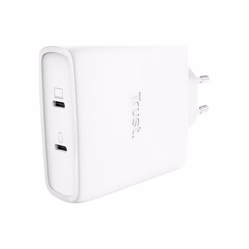 TRUST GaN Nabíječka MAXO 100W 2-Port, USB-C, bílá