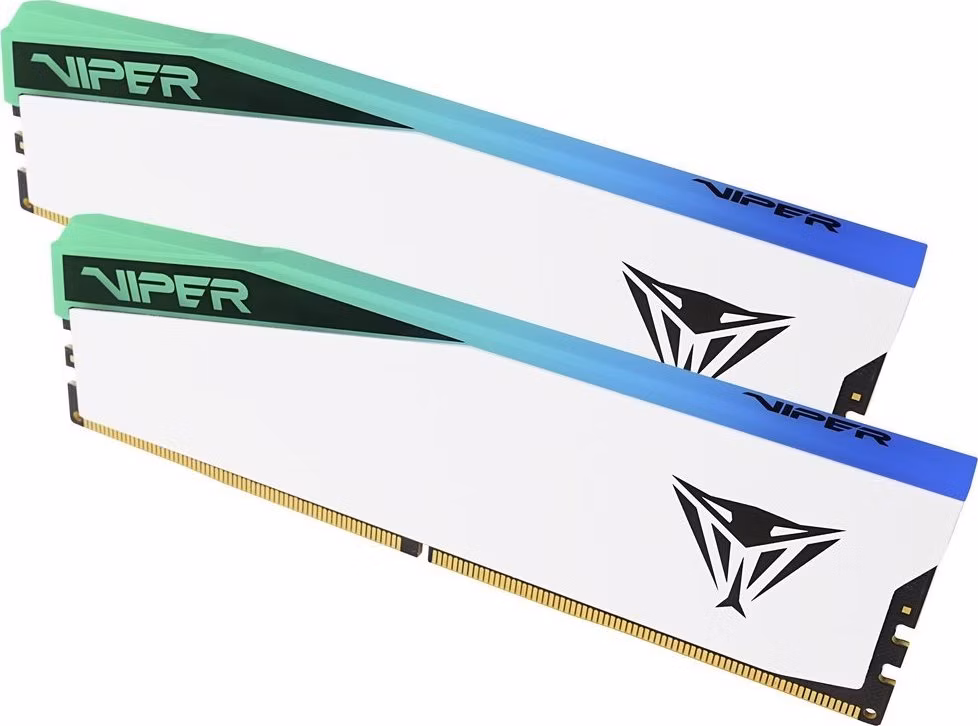 PATRIOT VIPER ELITE 5 WHITE RGB 96GB DDR5 6000MHz / DIMM / CL42 / Kit 2x 48GB