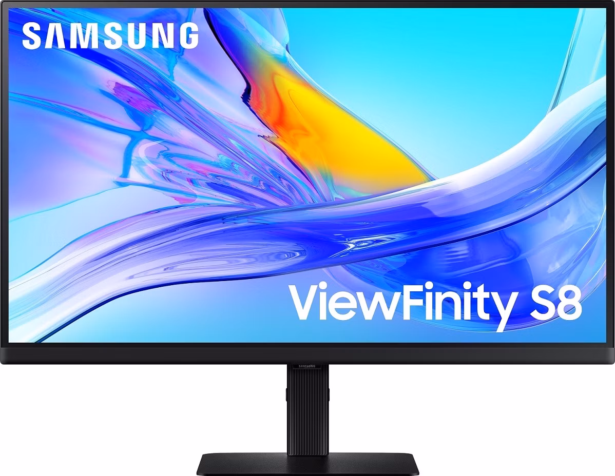 Samsung ViewFinity S8 27" / S80UD / 4K UHD 3840x2160 / 16:9 / IPS / 5ms / 60Hz / Jack/HDMI/DP/USB/USB-C/LAN/PIVOT/VESA