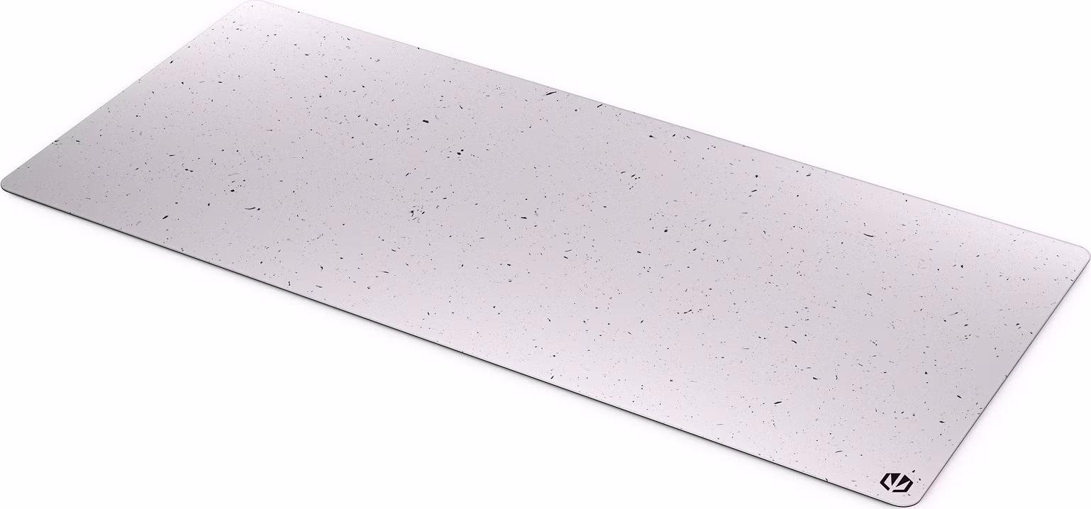 Endorfy podložka pod myš Stoneflow White XL / 900x400x3 / voděodolná / obšitá / gumová spodní vrstva / bílý kámen