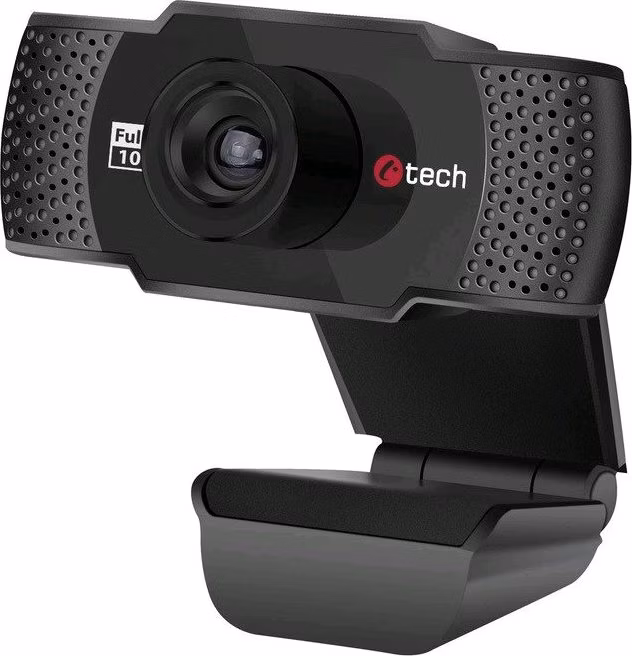 Webová kamera C-TECH CAM-11FHD, 1080P full HD, mikrofón, čierna
