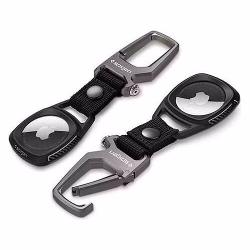 Spigen puzdro Rugged Armor Case pre AirTag - Black