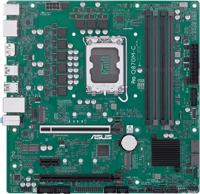 ASUS Pro Q870M-C-CSM soc 1851 Q870 DDR5 mATX HDMI 2xDP vPro AMT Management