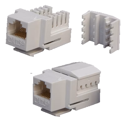 DATACOM Keystone RJ45 UTP CAT5E (DUAL) MINI bílý