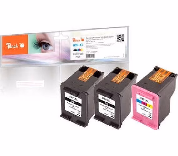 PEACH kompatibilní cartridge HP No 301XL MultiPack Plus, 2x14 ml, 13 ml