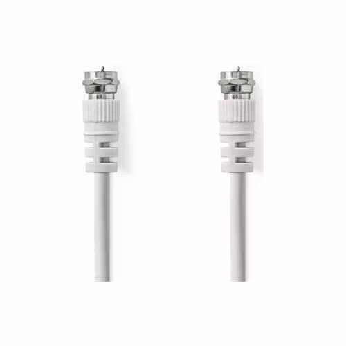 Nedis CSGB41000WT30 - Satelitní a Anténní Kabel | F zástrčka - F zástrčka | 3 m | Bílá barva