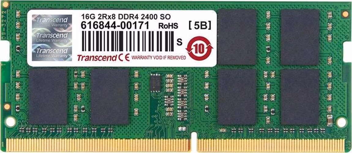 Transcend paměť 16GB SODIMM DDR4 2400 2Rx8 CL17