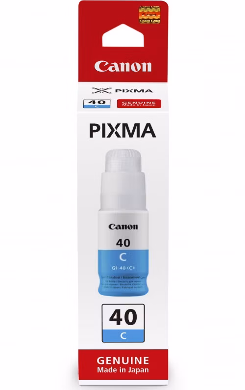 Canon BJ INK GI-40 C (fľaštička s azúrovým atramentom)