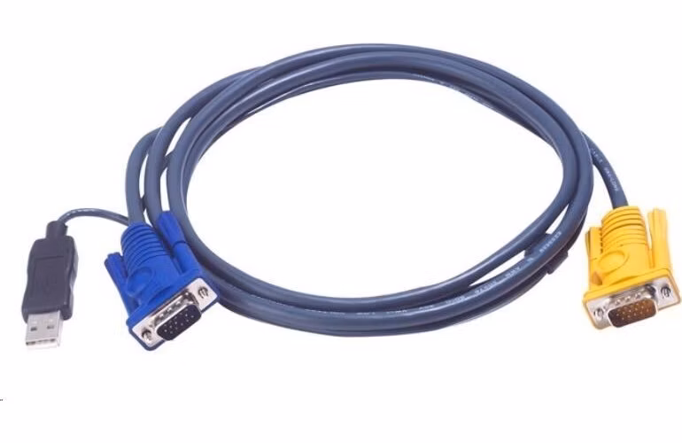 ATEN integrovaný kabel 2L-5202UP pro KVM USB 1,8m