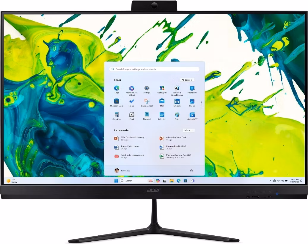 Acer Aspire C27-2G ALL-IN-ONE 27" IPS LED FHD/ Core Ultra 5-120U /8GB/512GB SSD/ Win11 Home