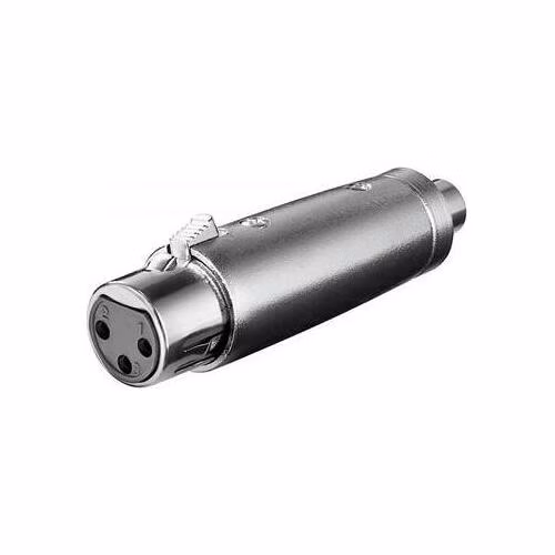 PremiumCord XLR mikrofonní redukce, XLR female - CINCH female