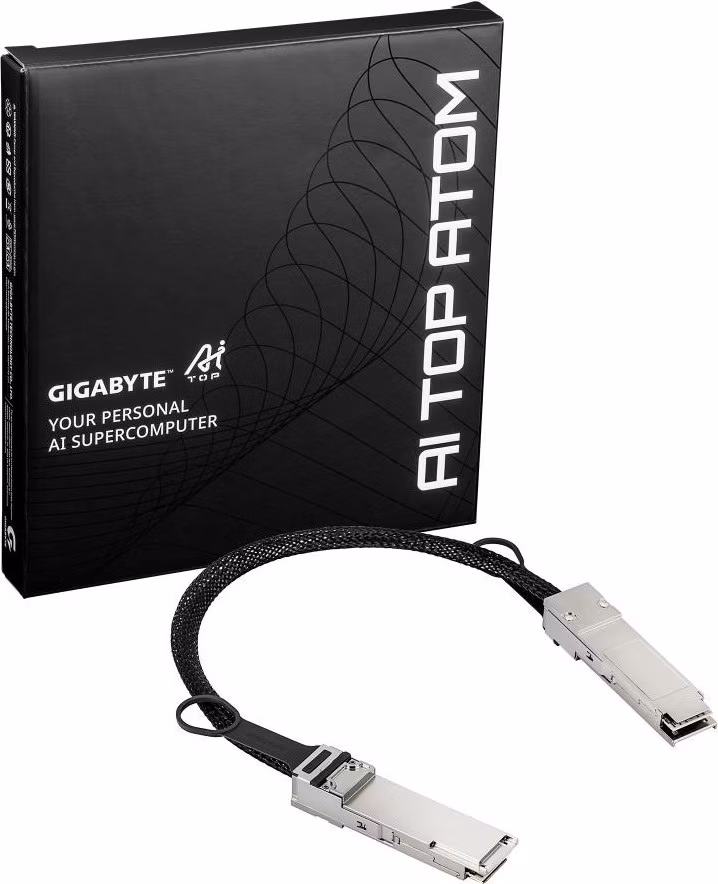 GIGABYTE AI TOP QSFP DAC kabel 400G 0.4m