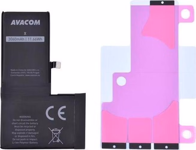 Avacom baterie pro Apple iPhone X - vysokokapacitní, Li-Ion 3,81V 3060mAh (náhrada 616-00346)