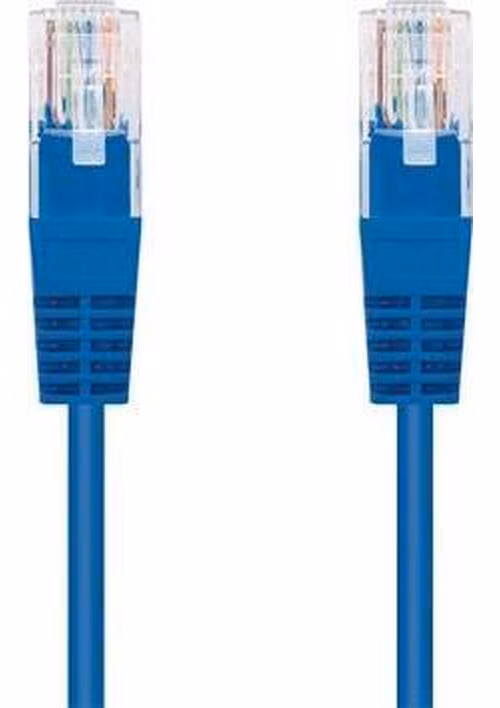 Kabel C-TECH patchcord Cat5e, UTP, modrý, 0,5m