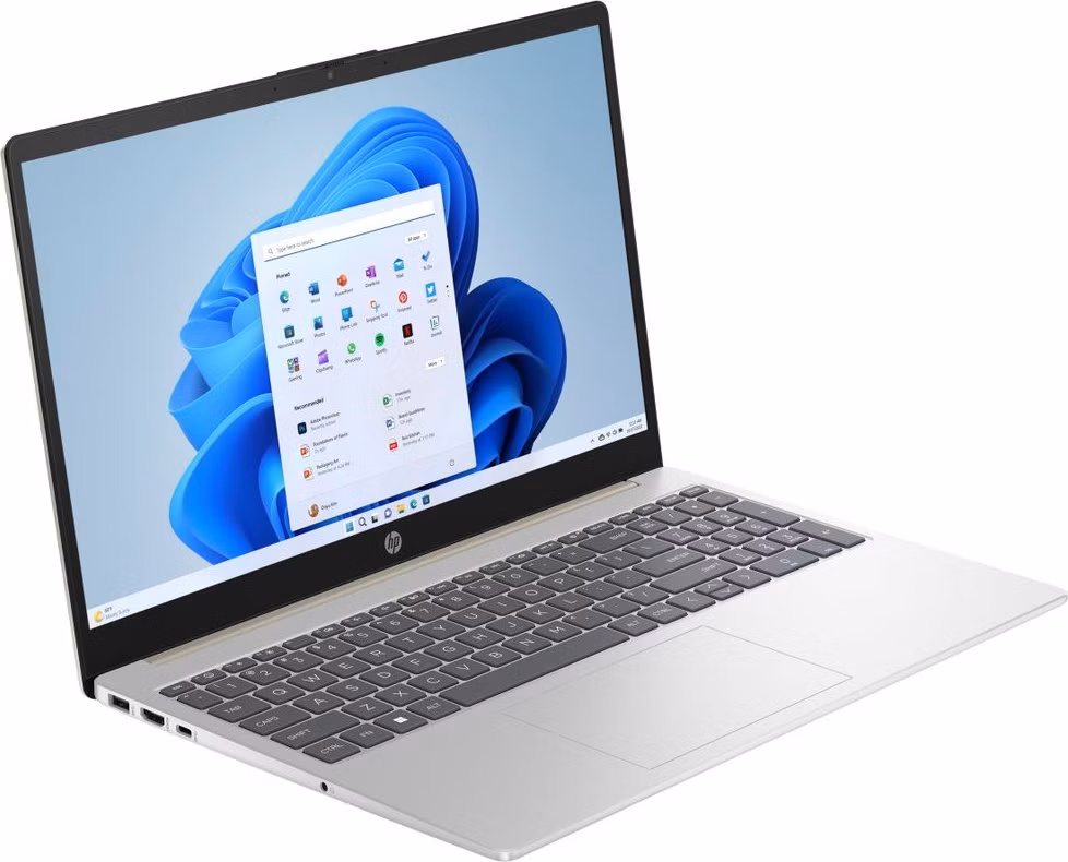 HP 15-fd0012nc/ Intel i3-N305/ 8GB DDR4/ 512GB SSD/ Intel UHD/ 15,6"FHD,matný/ W11H/ zlatý