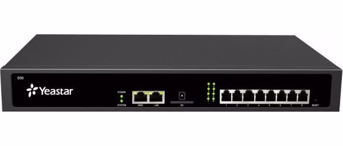 Yeastar S50, IP PBX, až 8 portů, 50 uživatelů, 25 hovorů, rack
