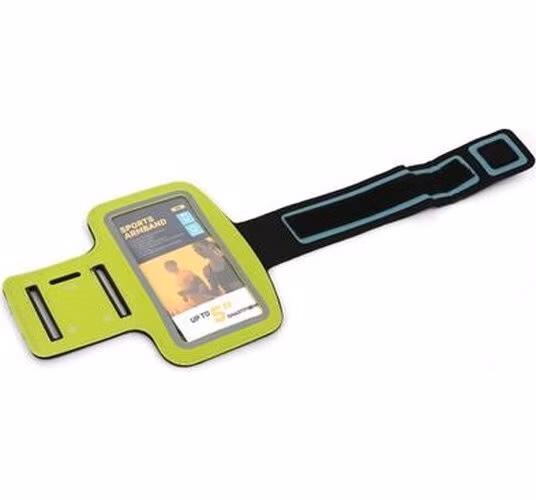 PLATINET sportovní popruh na paži pro smartphone, zelený