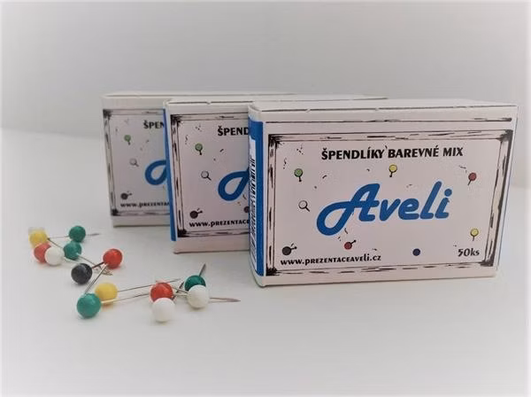 AVELI Špendlík barevný mix