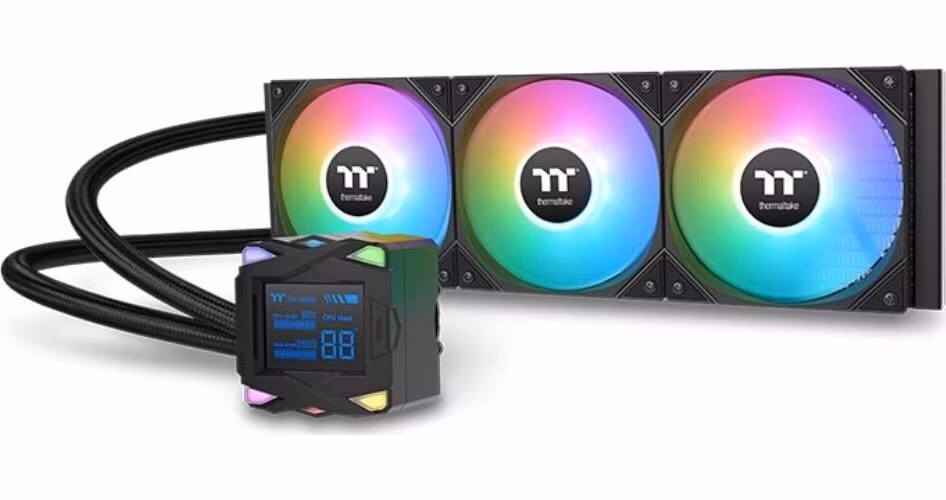 THERMALTAKE Vodní chladič LA360-S ARGB, 3x120mm ARGB, LGA1851, AM5, černá