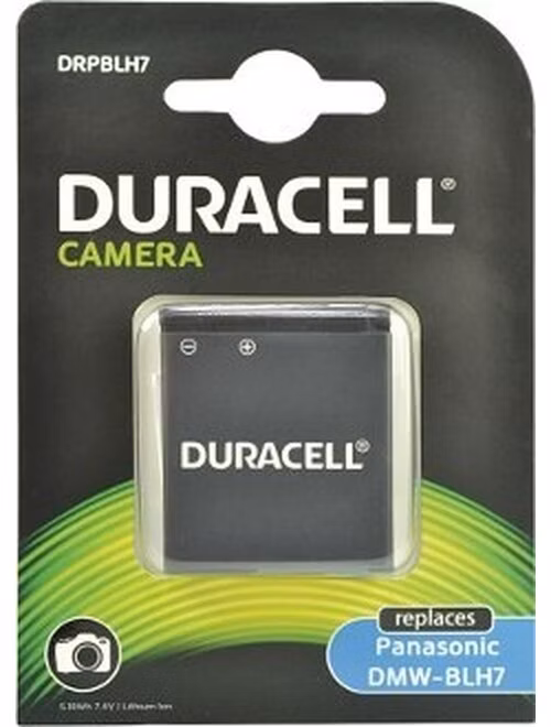 DURACELL Baterie - pro digitální fotoaparát nahrazuje Panasonic DMW-BLH7E, 7,4 V, 600 mAh