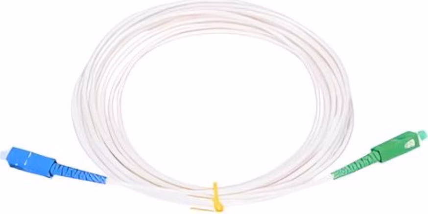 SC/APC - SC/UPC simplex 5m arm.biely 3mm B3 LSZH