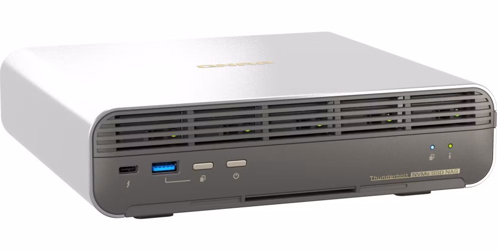 QNAP TBS-h574TX-i5-16G 5x E1.S/M.2 slot, 16GB RAM, 1x 2,5GbE, 1x 10GbE, 2x Thunderbolt 4