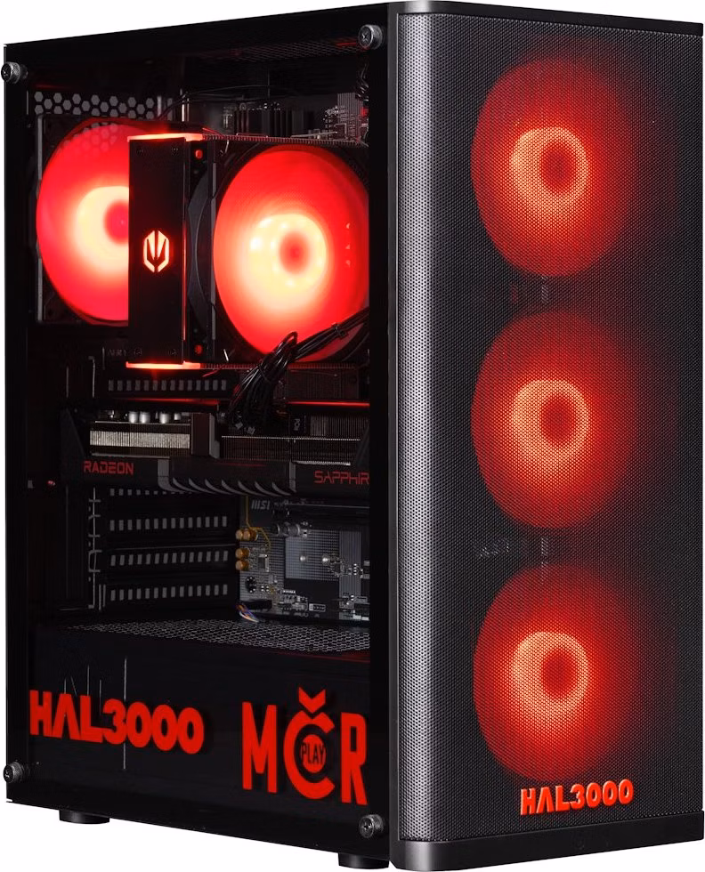 HAL3000 MČR Finale Pro / AMD Ryzen 5 7600/ 32GB DDR5/ RX 9070 GRE/ 1TB PCIe4 SSD/ WiFi/ W11
