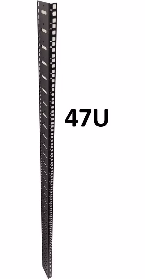 XtendLan Vertikální montážní lišta ECO 47U, pro servery šíře 480mm, černá