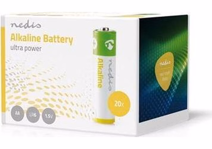 Nedis BAAKLR620BX - Alkalická Baterie AA | 1.5 V | 20 kusů | Box