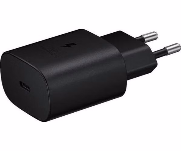 Samsung cestovná nabíjačka USB-C 25W, bez kábla, čierna, bulk