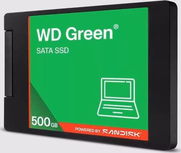 WD Green 500GB SSD SATA III 6Gbs, 2,5" ( r545MB/s)