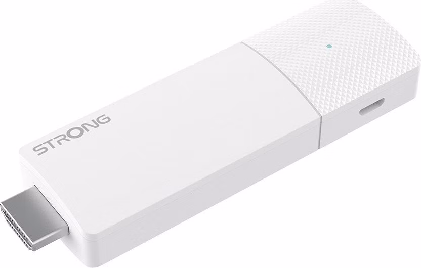 POŠKOZENÝ OBAL - STRONG 4K Google TV stick LEAP-AIR/ 4K Ultra HD/ H.265/ HDMI/ micro USB/ BT/ Wi-Fi/ Chromecast/ NETFLIX/ Goog...