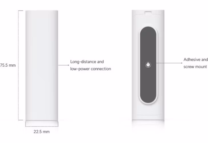 Ubiquiti UniFi Entry - Senzor detekce otevření/zavření dveří a oken, SuperLink, napájení baterie CR123A