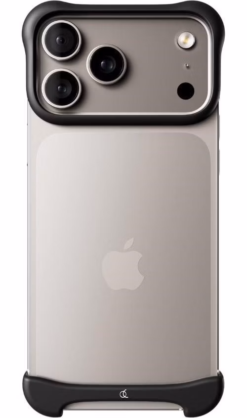 Arc Pulse - hliníkový ochranný rám na iPhone 18 Pro, matně černý