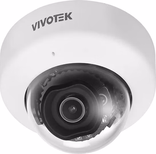 VIVOTEK Interiér mini kamera 5Mpix dome, 111°, Smart IR 30m, analýza člověk/vozidlo, zóny