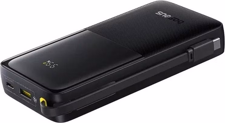 Baseus Powerbanka Bipow 2 20000mAh 20W s káblom USB-C čierna