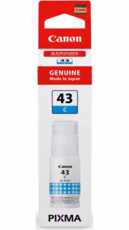Canon Cartridge GI-43 C azurová pro PIXMA G540, G640 (3700 str.)