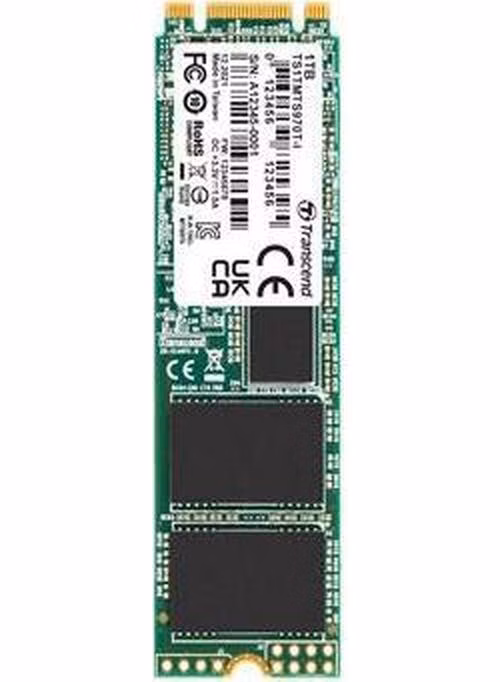 TRANSCEND MTS970T-I 1TB Industrial 3K P/E SSD disk M.2 2280 SATA III 6Gb/s B+M Key (3D TLC), 560MB/s R, 520MB/s W